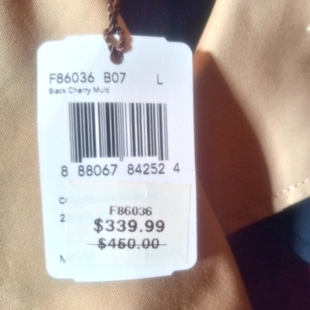 Coach Color Block Trench Coat New with Tags...